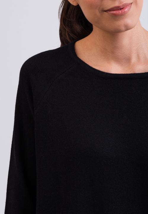 Immagine prodotto Cash-Mere Kaschmir Rundhals Pullover mit Seitenschlitzen (XS, XL)