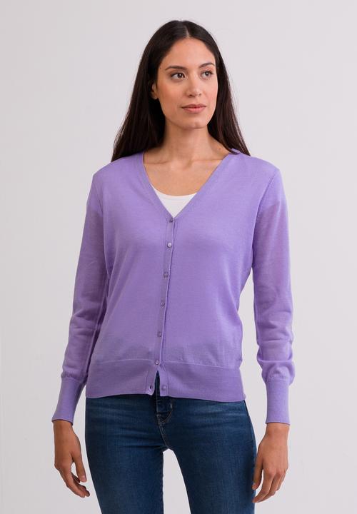 Cash-Mere Kaschmir Cardigan V-Ausschnitt (L)