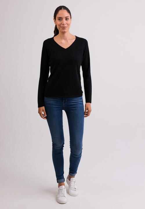 Actual product image Cash-Mere Kaschmir V-Ausschnitt Pullover (S)