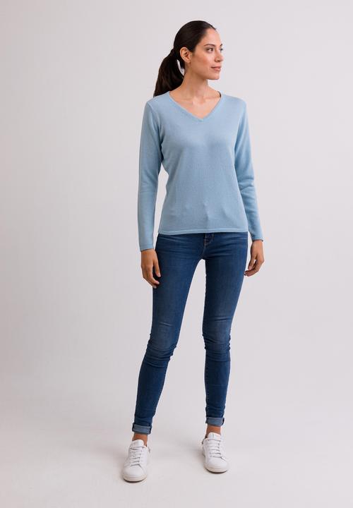 Immagine prodotto Cash-Mere Kaschmir V-Ausschnitt Pullover (XL)