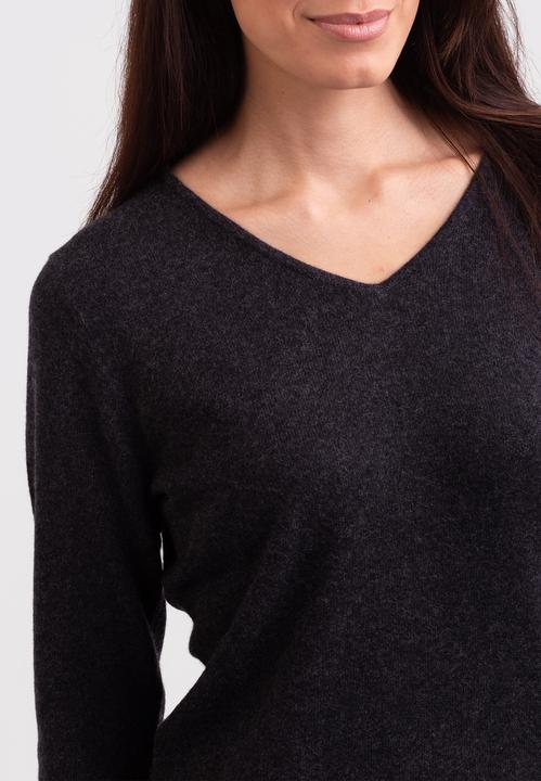 Actual product image Cash-Mere Kaschmir V-Ausschnitt Pullover (XS)