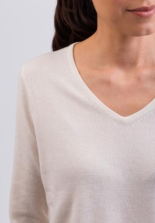 Actual product image Cash-Mere Kaschmir V-Ausschnitt Pullover (L)