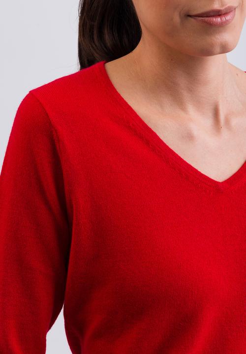 Immagine prodotto Cash-Mere Kaschmir V-Ausschnitt Pullover (XL)