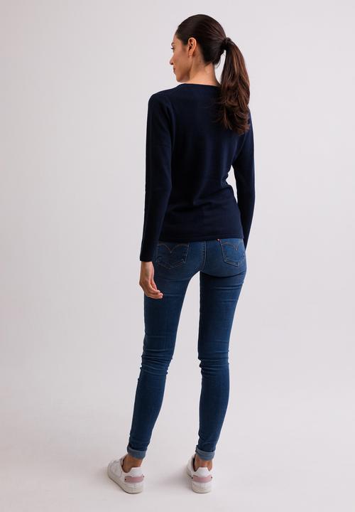 Actual product image Cash-Mere Kaschmir V-Ausschnitt Pullover (M)
