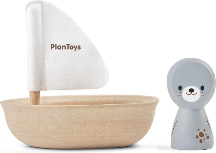 Actual product image Plantoys Sailboat - sea lion