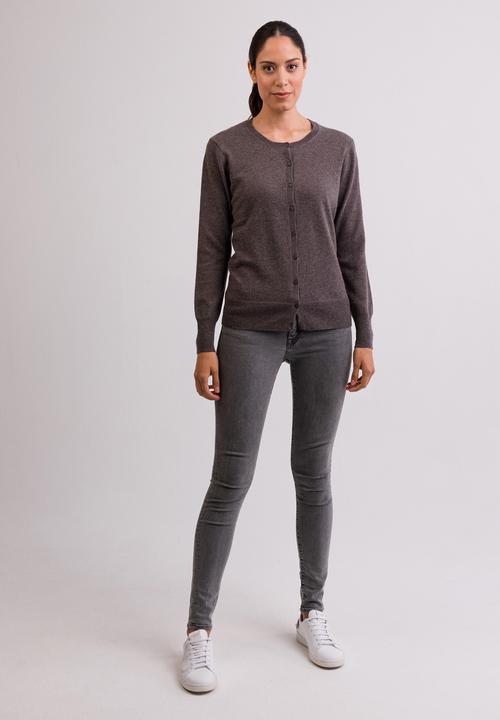 Actual product image Cash-Mere Kaschmir Cardigan Rundhals (XXL)