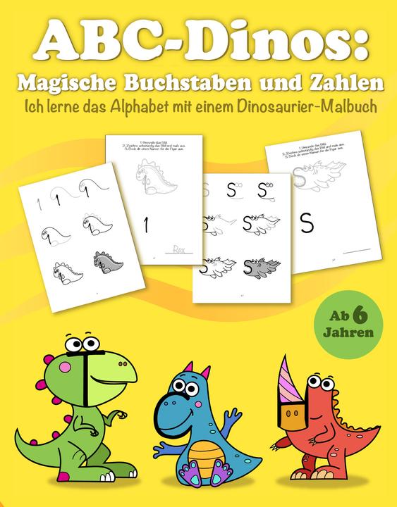 Produktbild Alleovs ABC Dinos: Magische Buchstaben und Zahlen ab 6 Jahren