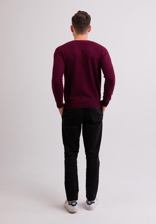 Actual product image Cash-Mere Kaschmir V-Ausschnitt Pullover (XL)