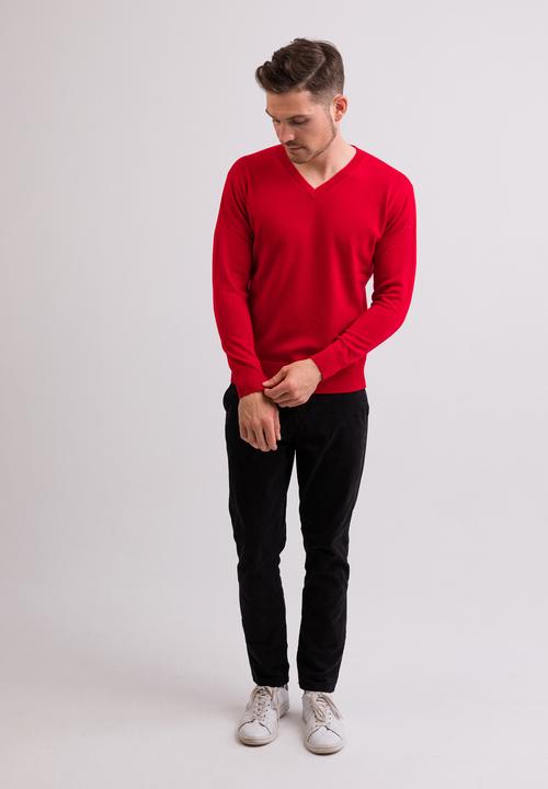 Actual product image Cash-Mere Kaschmir V-Ausschnitt Pullover (XL)
