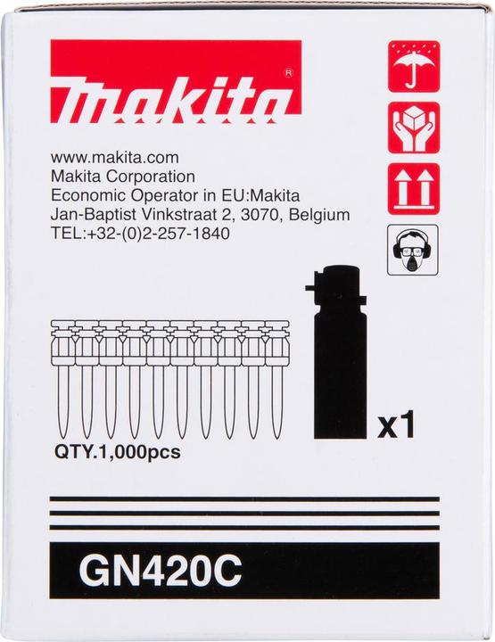 Actual product image Makita Concrete nail 3.1x32mm HC6 + gas
