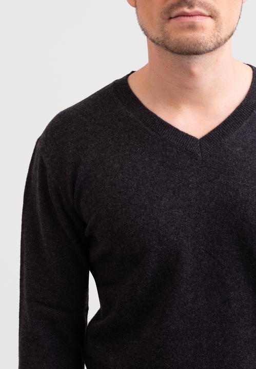 Actual product image Cash-Mere Kaschmir V-Ausschnitt Pullover (XL)