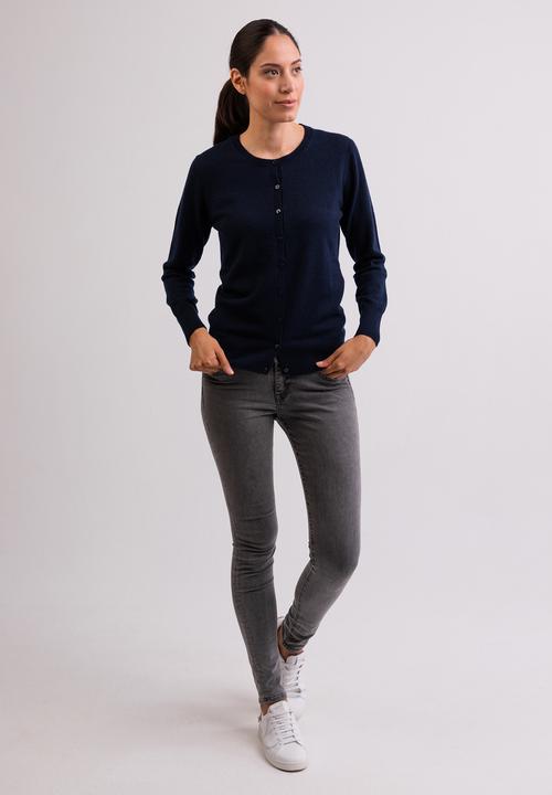 Actual product image Cash-Mere Kaschmir Cardigan Rundhals (XS)