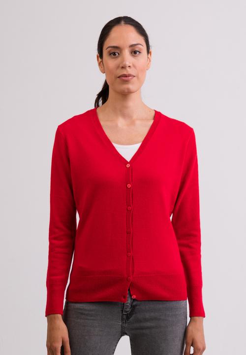 Cash-Mere Kaschmir Cardigan V-Ausschnitt