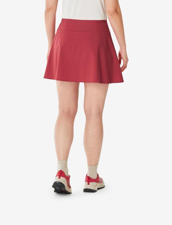 Actual product image Quechua Hosenrock Damen Wander - MH500 rot (38)