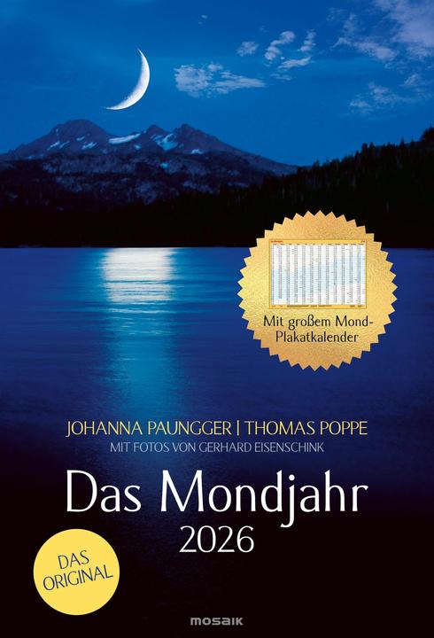 Produktbild Das Mondjahr 2026 - Wand-Spiralkalender (33 x 48 cm, Deutsch)