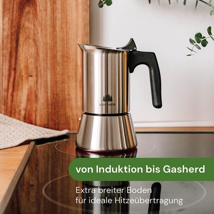 Actual product image Groenenberg Espresso maker suitable for induction (4 T.)