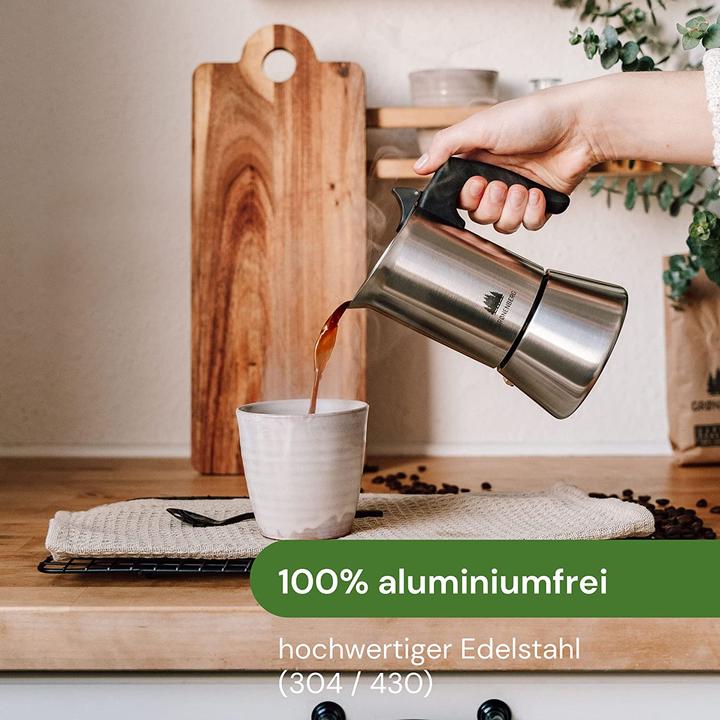 Actual product image Groenenberg Espresso maker suitable for induction (4 T.)