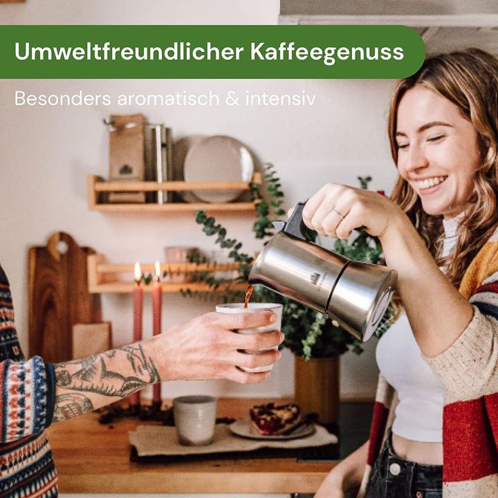 Actual product image Groenenberg Espresso maker suitable for induction (4 T.)