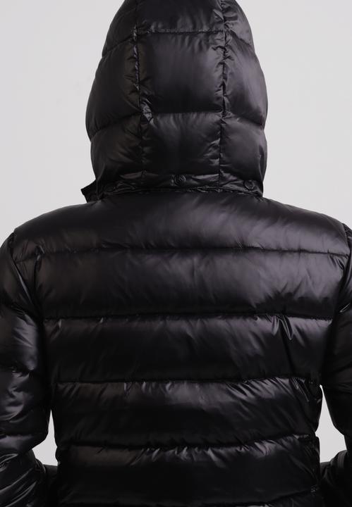 Immagine prodotto Cash-Mere Daunenjacke mit Kapuze und Kaschmirfutter in glänzender Optik (XS)
