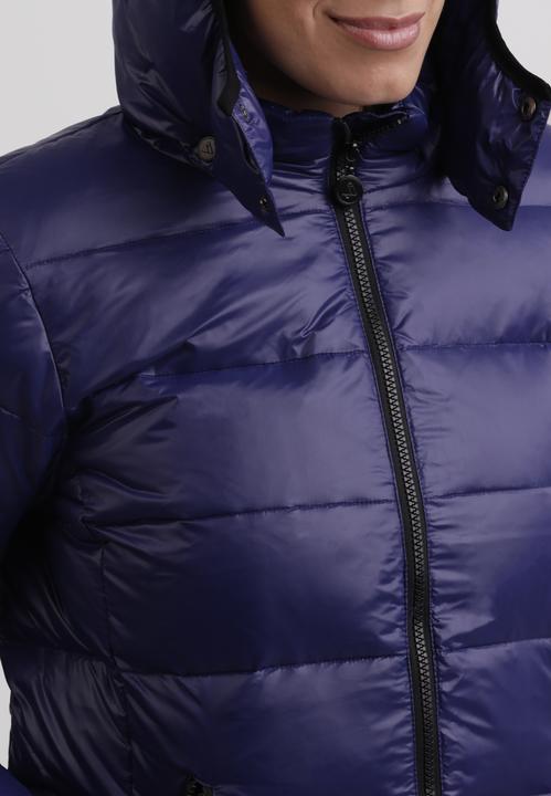 Immagine prodotto Cash-Mere Daunenjacke mit Kapuze und Kaschmirfutter in glänzender Optik (XS)