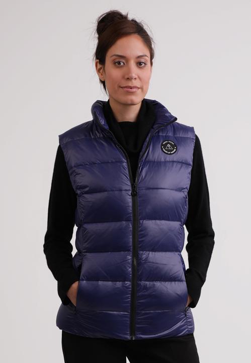 Actual product image Cash-Mere Daunengilet mit Kaschmirfutter in glänzender Optik (L)