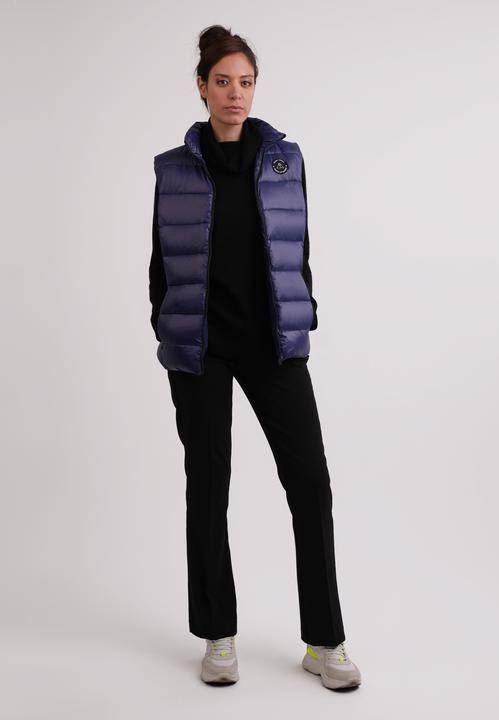 Actual product image Cash-Mere Daunengilet mit Kaschmirfutter in glänzender Optik (L)
