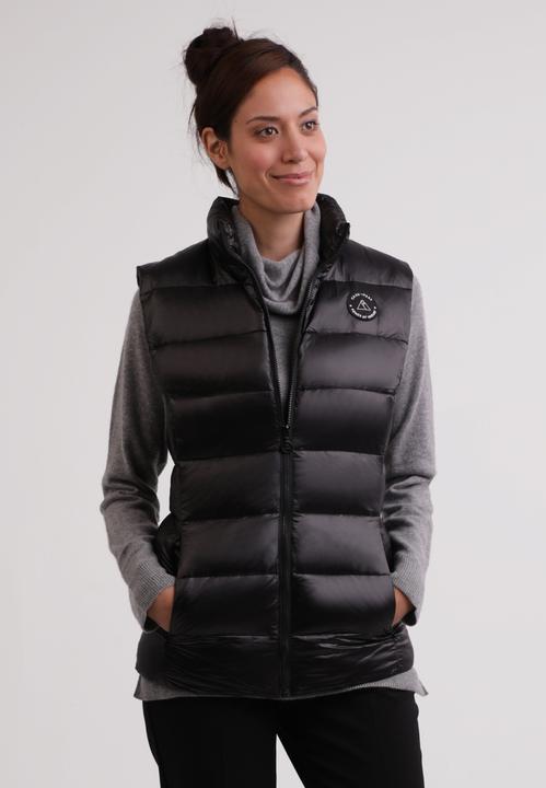 Actual product image Cash-Mere Daunengilet mit Kaschmirfutter in glänzender Optik (XS)
