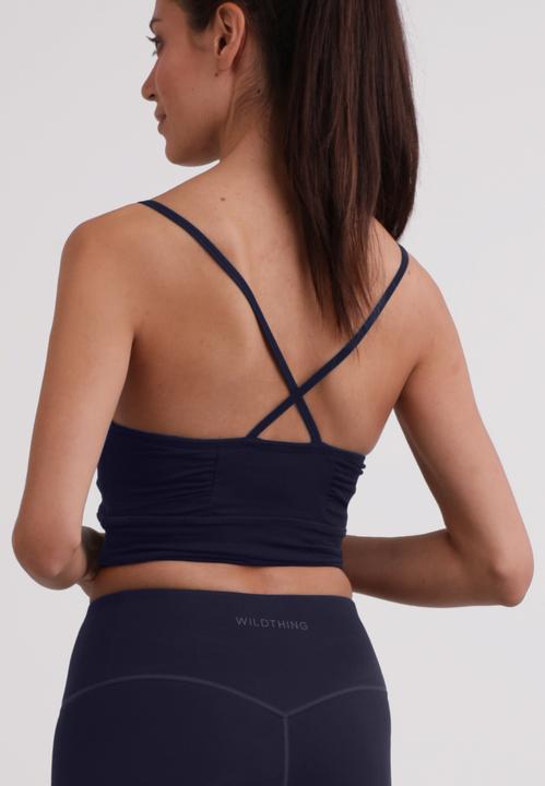 Image du produit Cash-Mere Yoga Top mit gekreuztem Rücken in Bambus (S)