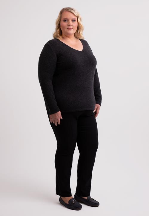 Actual product image Cash-Mere Kaschmir V-Ausschnitt Pullover (4XL)