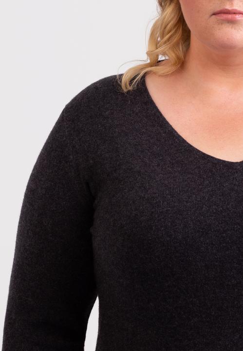 Actual product image Cash-Mere Kaschmir V-Ausschnitt Pullover (4XL)