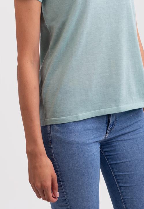 Actual product image Cash-Mere Kaschmir T-Shirt mit Rundhals (L)