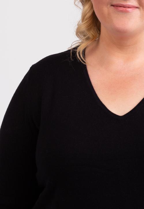 Immagine prodotto Cash-Mere Seide Kaschmir V-Ausschnitt Pullover (4XL)