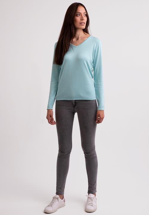Produktbild Cash-Mere Seide Kaschmir V-Ausschnitt Pullover (XL)