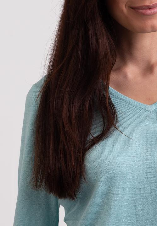 Produktbild Cash-Mere Seide Kaschmir V-Ausschnitt Pullover (XL)