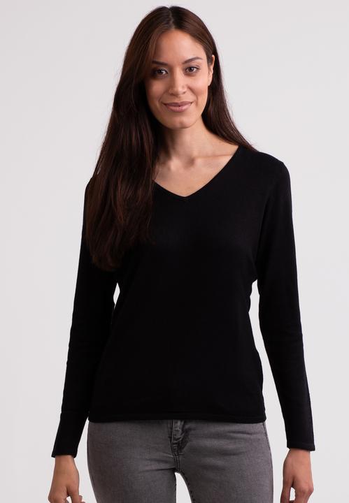 Produktbild Cash-Mere Seide Kaschmir V-Ausschnitt Pullover (M)