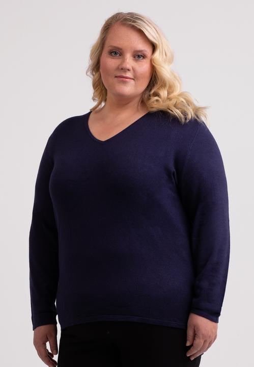 Cash-Mere Seide Kaschmir V-Ausschnitt Pullover