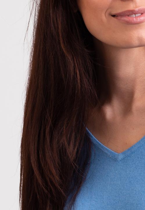 Actual product image Cash-Mere Seide Kaschmir V-Ausschnitt Pullover (XS)