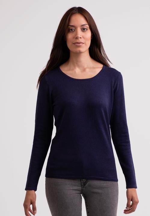Cash-Mere Seide Kaschmir Rundhals Pullover