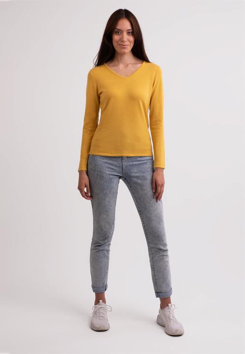 Immagine prodotto Cash-Mere Recycelter Kaschmir V-Ausschnitt Pullover (XL)