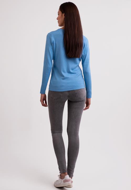 Actual product image Cash-Mere Seide Kaschmir V-Ausschnitt Pullover (XS)