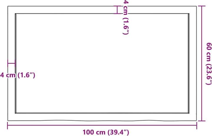 Image du produit VidaXL Gianna (100 x 4 x 60 cm)