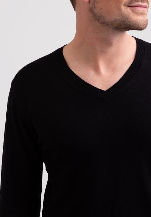 Actual product image Cash-Mere Kaschmir V-Ausschnitt Pullover (M)