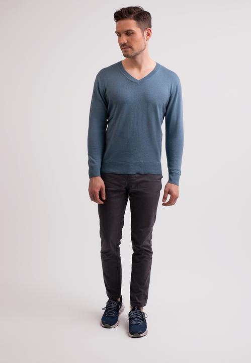 Actual product image Cash-Mere Kaschmir V-Ausschnitt Pullover (M)
