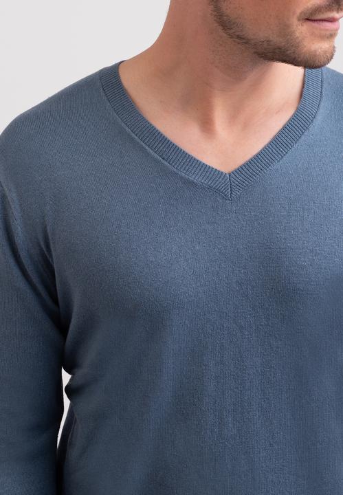 Actual product image Cash-Mere Kaschmir V-Ausschnitt Pullover (M)