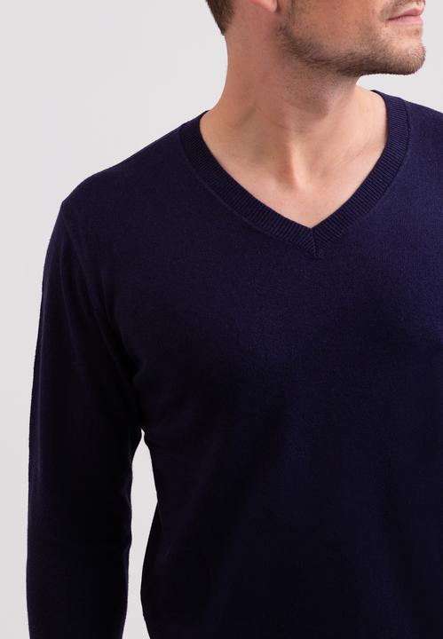 Actual product image Cash-Mere Kaschmir V-Ausschnitt Pullover (XXL)