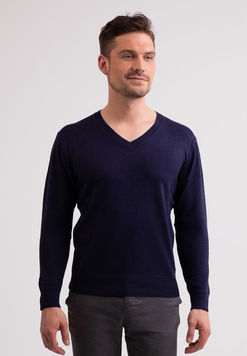 Actual product image Cash-Mere Kaschmir V-Ausschnitt Pullover (XXL)