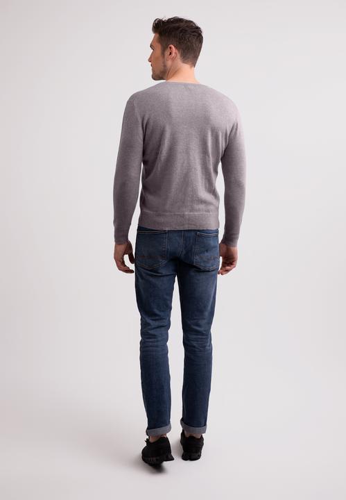 Actual product image Cash-Mere Recycelter Kaschmir V-Ausschnitt Pullover (L)