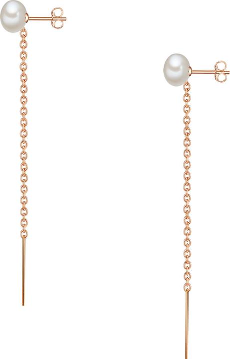 Immagine prodotto Valero Pearls Perle d'acqua dolce d'argento da donna coltivate in oro rosa - 24447 (Argento 925)