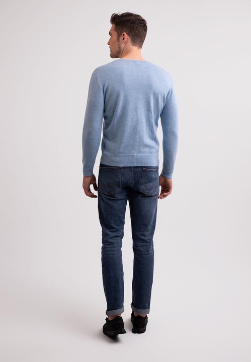 Actual product image Cash-Mere Recycelter Kaschmir V-Ausschnitt Pullover (M)