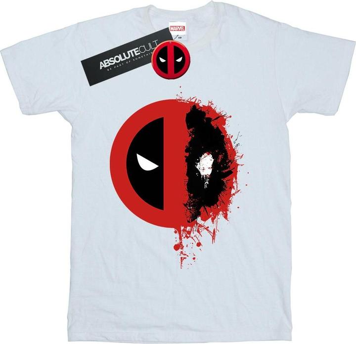 Deadpool Split Splat Logo TShirt (XL)